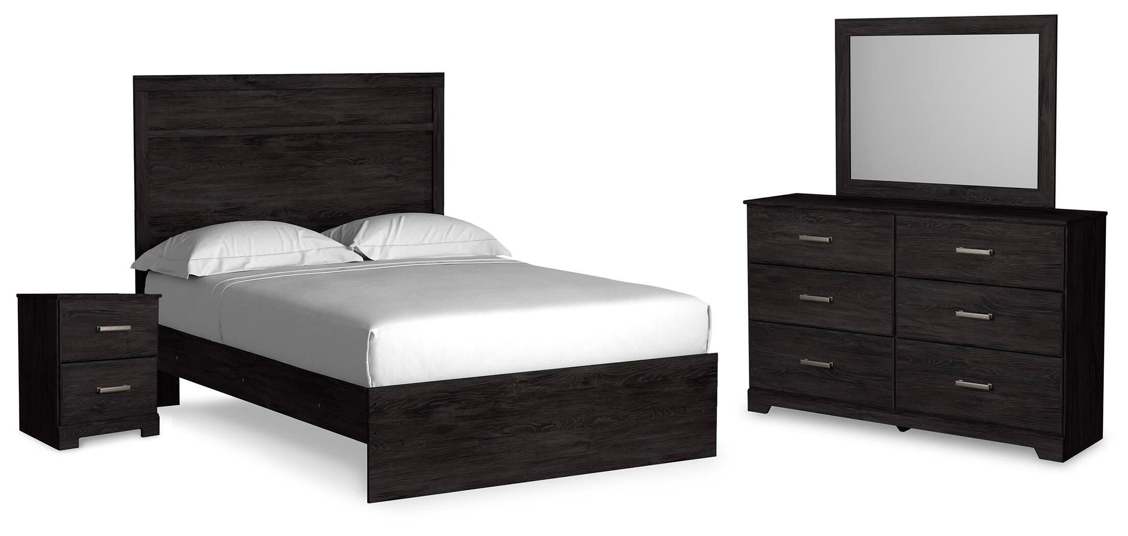 J&M Furniture - Ashley Furniture - Belachime Full Panel Bed, Dresser, Mirror and Nightstand - Full Panel Bed, Dresser, Mirror and Nightstand - B2589B18