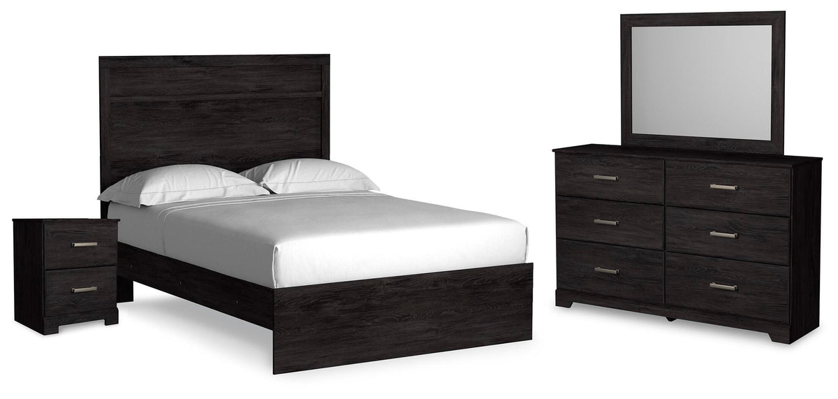 J&M Furniture - Ashley Furniture - Belachime Full Panel Bed, Dresser, Mirror and Nightstand - Full Panel Bed, Dresser, Mirror and Nightstand - B2589B18
