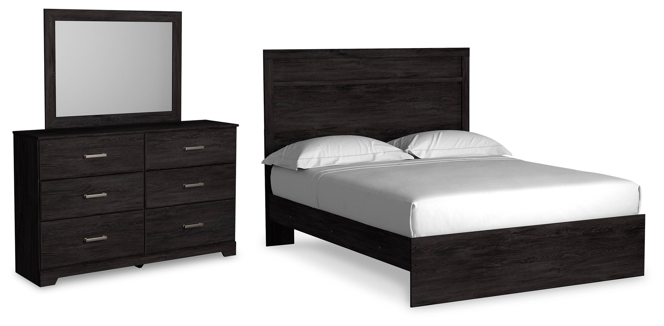 J&M Furniture - Ashley Furniture - Belachime Queen Panel Bed, Dresser and Mirror - Queen Panel Bed, Dresser and Mirror - B2589B3