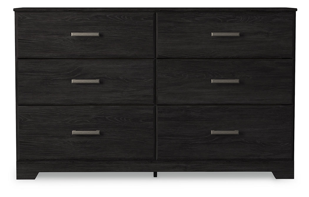 J&M Furniture - Ashley Furniture - Belachime Dresser - Six Drawer Dresser / Charcoal - B2589-31