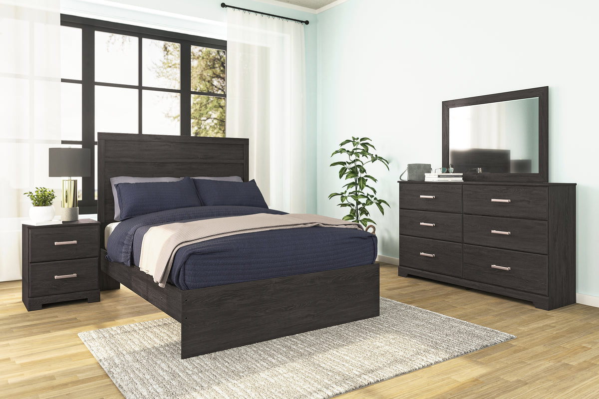 J&M Furniture - Ashley Furniture - Belachime Dresser and Mirror - Dresser and Mirror / Charcoal - B2589B1