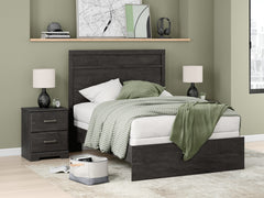 J&M Furniture - Ashley Furniture - Belachime Full Panel Bed - Full Panel Bed / Charcoal - B2589B5