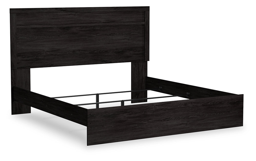 J&M Furniture - Ashley Furniture - Belachime King Panel Bed - King Panel Bed / Charcoal - B2589B4