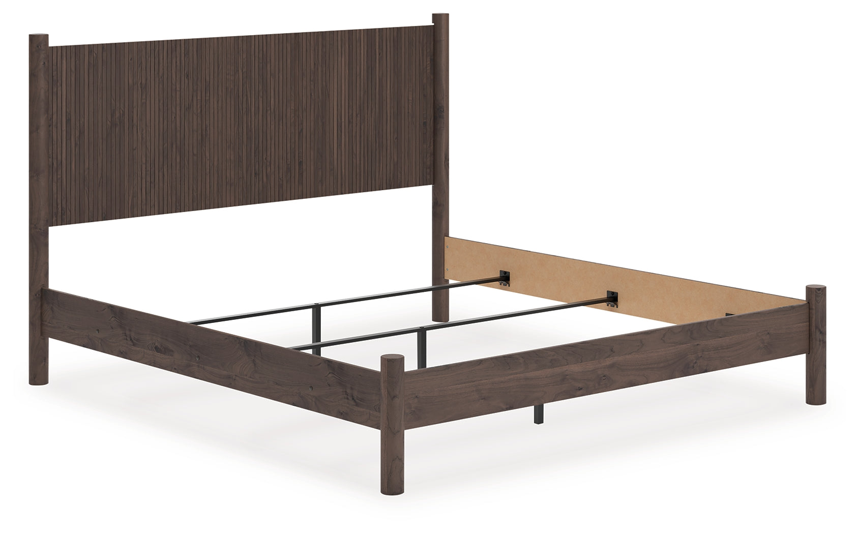 J&M Furniture - Ashley Furniture - Pamytta King Panel Bed - King Panel Bed / Brown - PCB2614B26