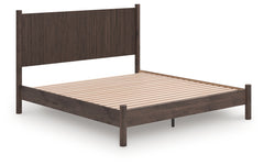 J&M Furniture - Ashley Furniture - Pamytta King Panel Platform Bed - King Panel Platform Bed / Brown - PCB2614B27
