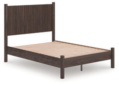 J&M Furniture - Ashley Furniture - Pamytta Full Panel Platform Bed - Full Panel Platform Bed / Brown - PCB2614B4