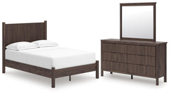 J&M Furniture - Ashley Furniture - Pamytta Full Panel Platform Bed, Dresser and Mirror - Full Panel Platform Bed, Dresser and Mirror - PCB2614B5
