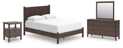 J&M Furniture - Ashley Furniture - Pamytta Queen Panel Bed, Dresser, Mirror and Nightstand - Queen Panel Bed, Dresser, Mirror and Nightstand - PCB2614B30