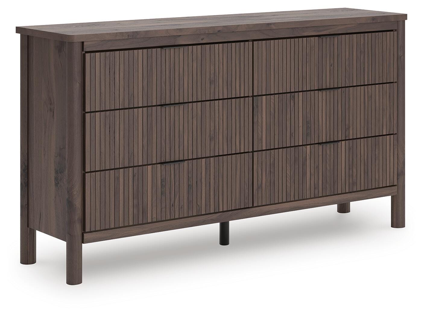J&M Furniture - Ashley Furniture - Pamytta Dresser - Six Drawer Dresser / Brown - PCB2614-31