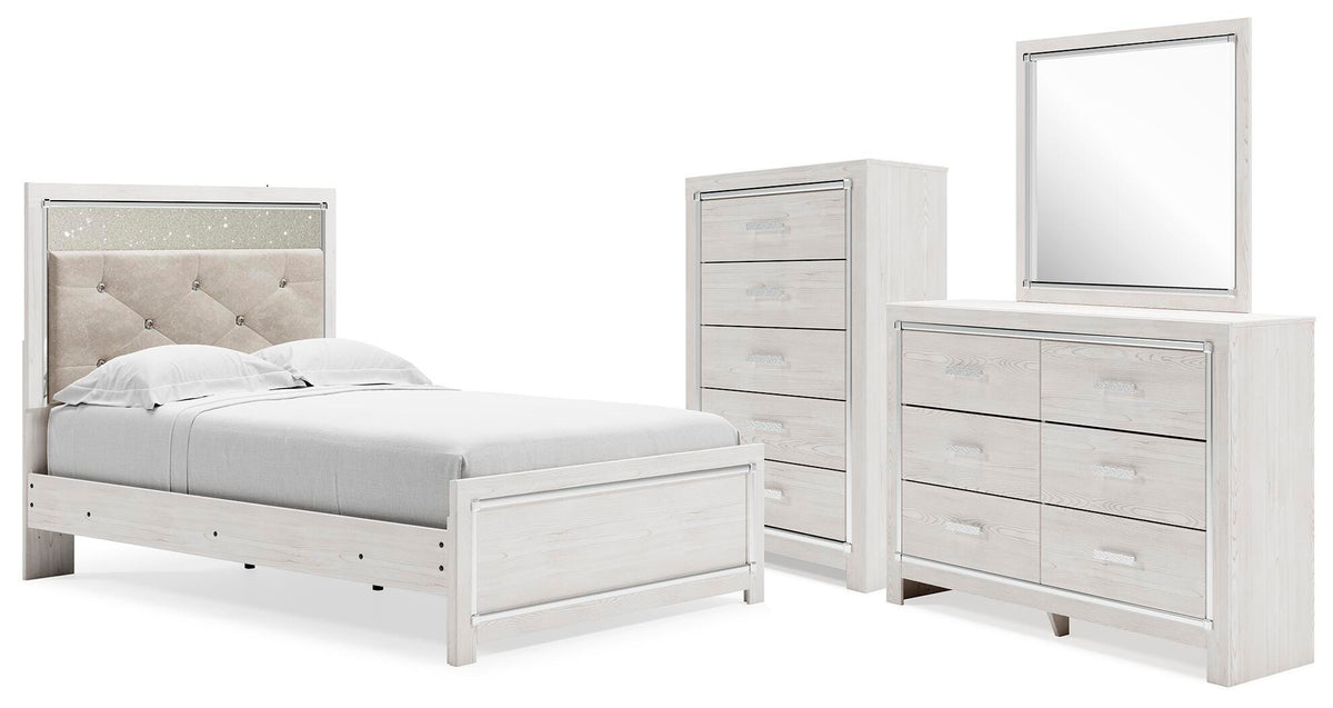 J&M Furniture - Ashley Furniture - Altyra Full Panel Bed, Dresser, Mirror and Chest - Full Panel Bed, Dresser, Mirror and Chest - B2640B71