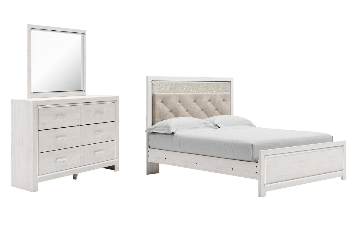 J&M Furniture - Ashley Furniture - Altyra Queen Panel Bed, Dresser and Mirror - Queen Panel Bed, Dresser and Mirror - B2640B10