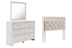 J&M Furniture - Ashley Furniture - Altyra Queen Panel Headboard, Dresser and Mirror - Queen Panel Headboard, Dresser and Mirror - B2640B53