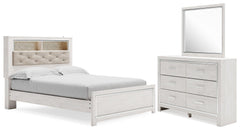 J&M Furniture - Ashley Furniture - Altyra Queen Upholstered Panel Bed, Dresser and Mirror - Queen Upholstered Panel Bed, Dresser and Mirror - B2640B25