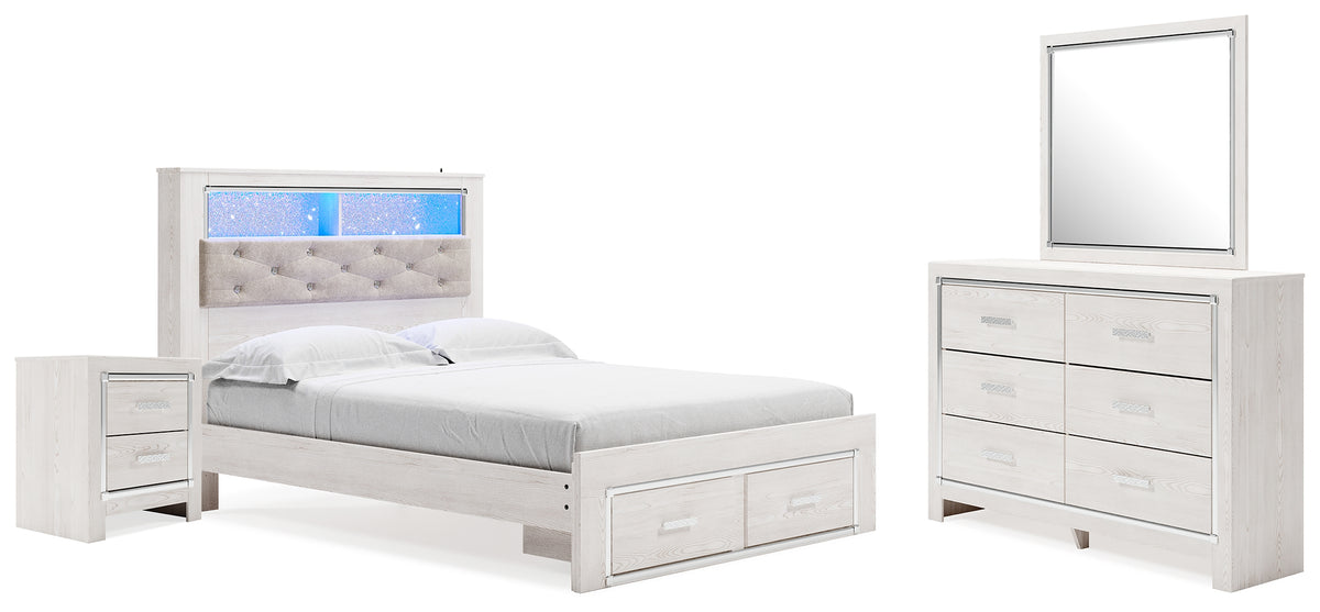 J&M Furniture - Ashley Furniture - Altyra Queen Panel Storage Bed, Dresser, Mirror and Nightstand - Queen Panel Storage Bed, Dresser, Mirror and Nightstand - B2640B38