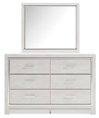Altyra Queen Upholstered Panel Storage Bed, Dresser and Mirror