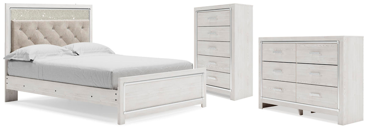 J&M Furniture - Ashley Furniture - Altyra Queen Panel Bed, Dresser and Chest - Queen Panel Bed, Dresser and Chest - B2640B73