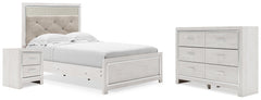 J&M Furniture - Ashley Furniture - Altyra Full Upholstered Panel Bed, Dresser and Nightstand - Full Upholstered Panel Bed, Dresser and Nightstand - B2640B63