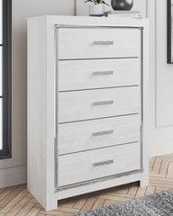 J&M Furniture - Ashley Furniture - Altyra Chest of Drawers - Five Drawer Chest / White - B2640-46