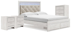 J&M Furniture - Ashley Furniture - Altyra Queen Storage Bed, Chest and 2 Nightstands - Queen Storage Bed, Chest and 2 Nightstands - B2640B68