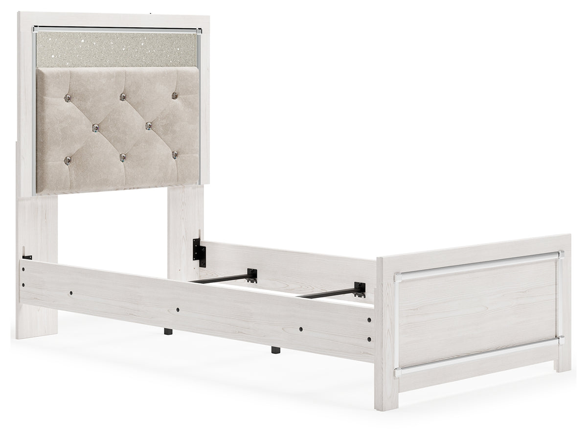 J&M Furniture - Ashley Furniture - Altyra Twin Panel Bed - Twin Panel Bed / White - B2640B6