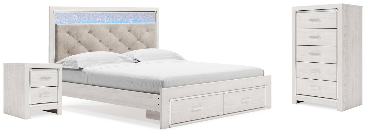 J&M Furniture - Ashley Furniture - Altyra King Storage Bed, Chest and Nightstand - King Storage Bed, Chest and Nightstand - B2640B44