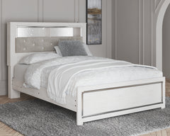 J&M Furniture - Ashley Furniture - Altyra Queen Panel Bookcase Bed - Queen Panel Bookcase Bed / White - B2640B4