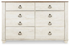Willowton Full Panel Bed, Dresser, Chest and Nightstand