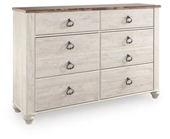 Willowton Full Panel Bed, Dresser, Chest and Nightstand