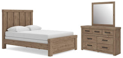 J&M Furniture - Ashley Furniture - Oliandon Queen Panel Bed, Dresser and Mirror - Queen Panel Bed, Dresser and Mirror - PCB2844B3