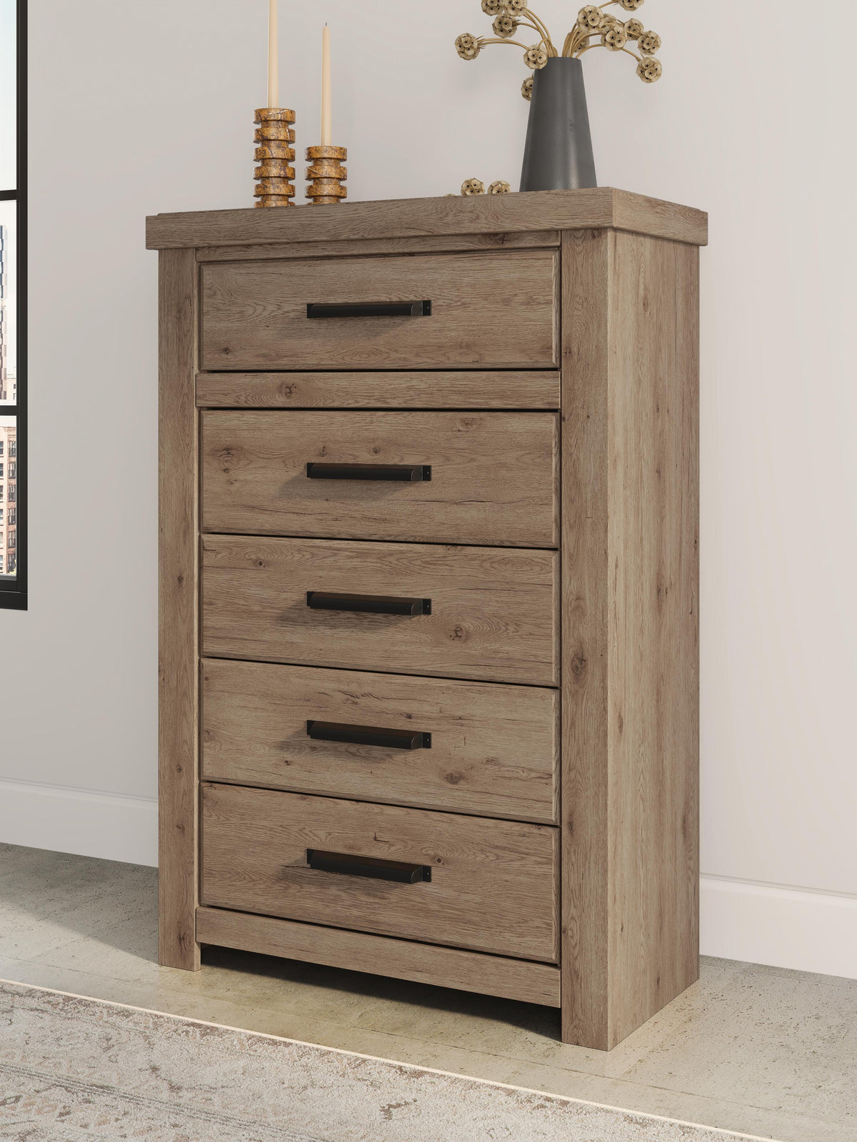 J&M Furniture - Ashley Furniture - Oliandon Chest of Drawers - Five Drawer Chest - PCB2844-46
