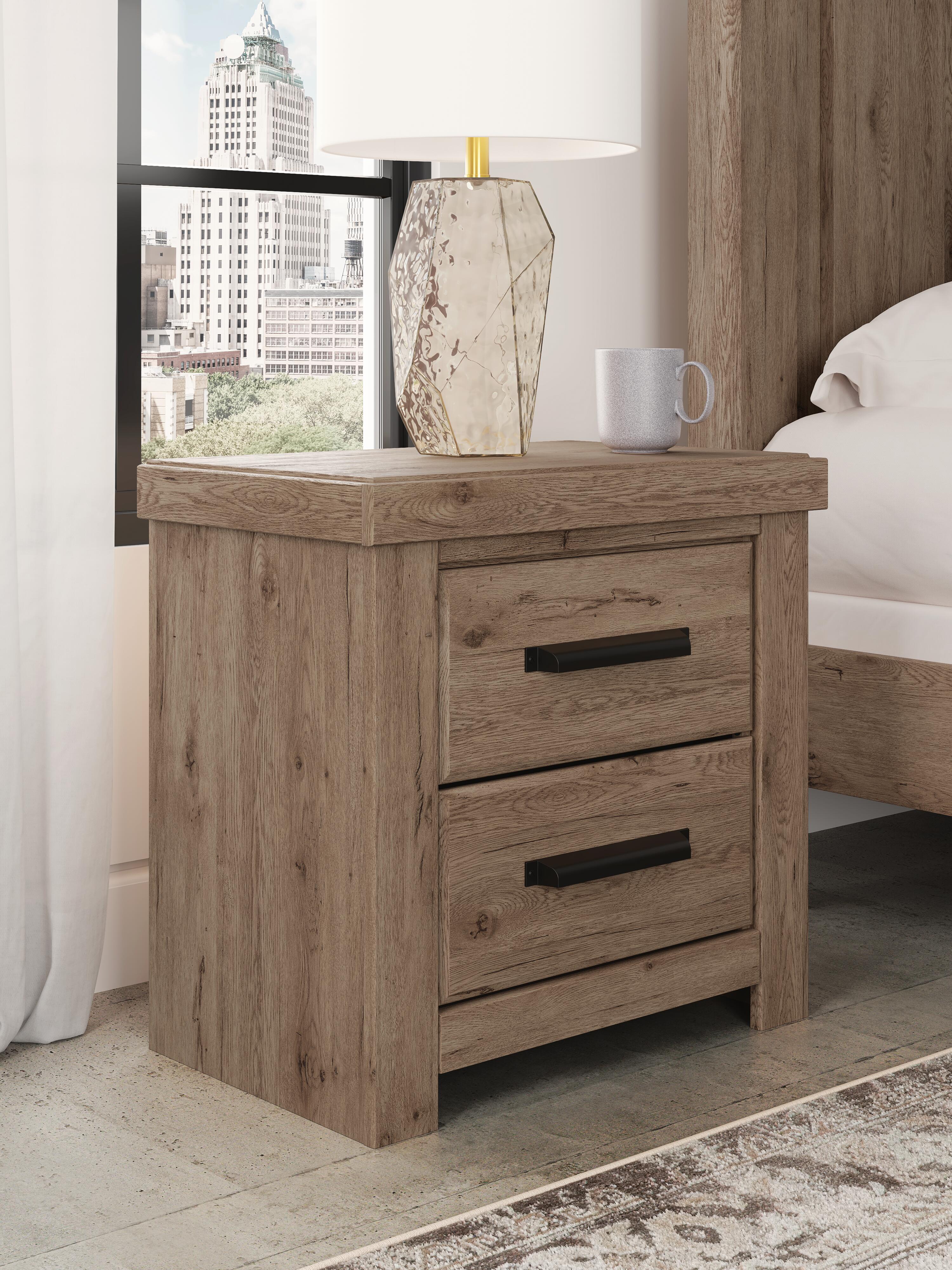 J&M Furniture - Ashley Furniture - Oliandon Nightstand - Two Drawer Night Stand - PCB2844-92