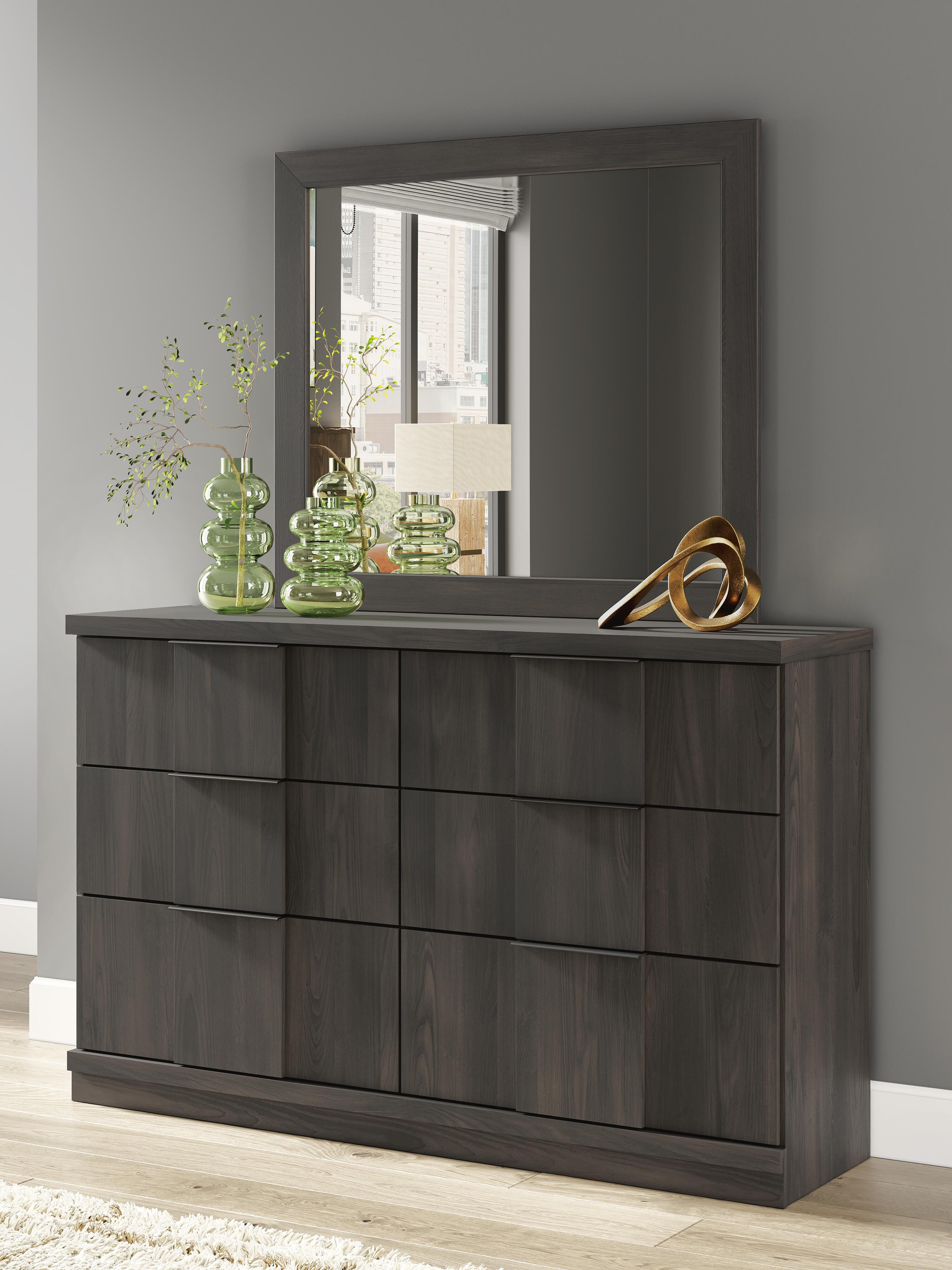 J&M Furniture - Ashley Furniture - Shaehartin Dresser and Mirror - Dresser and Mirror - PCB3167B1