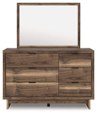 Chirason Full Panel Storage Bed, Dresser and Mirror