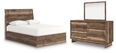 J&M Furniture - Ashley Furniture - Chirason Queen Panel Bed, Dresser and Mirror - Queen Panel Bed, Dresser and Mirror - PCB3367B39