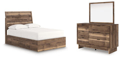 Chirason Full Panel Platform Bed, Dresser and Mirror