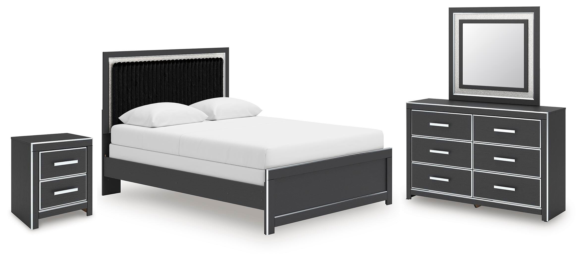 J&M Furniture - Ashley Furniture - Zuraleus Queen Panel Bed, Dresser, Mirror and Nightstand - Queen Panel Bed, Dresser, Mirror and Nightstand - PCB3380B19