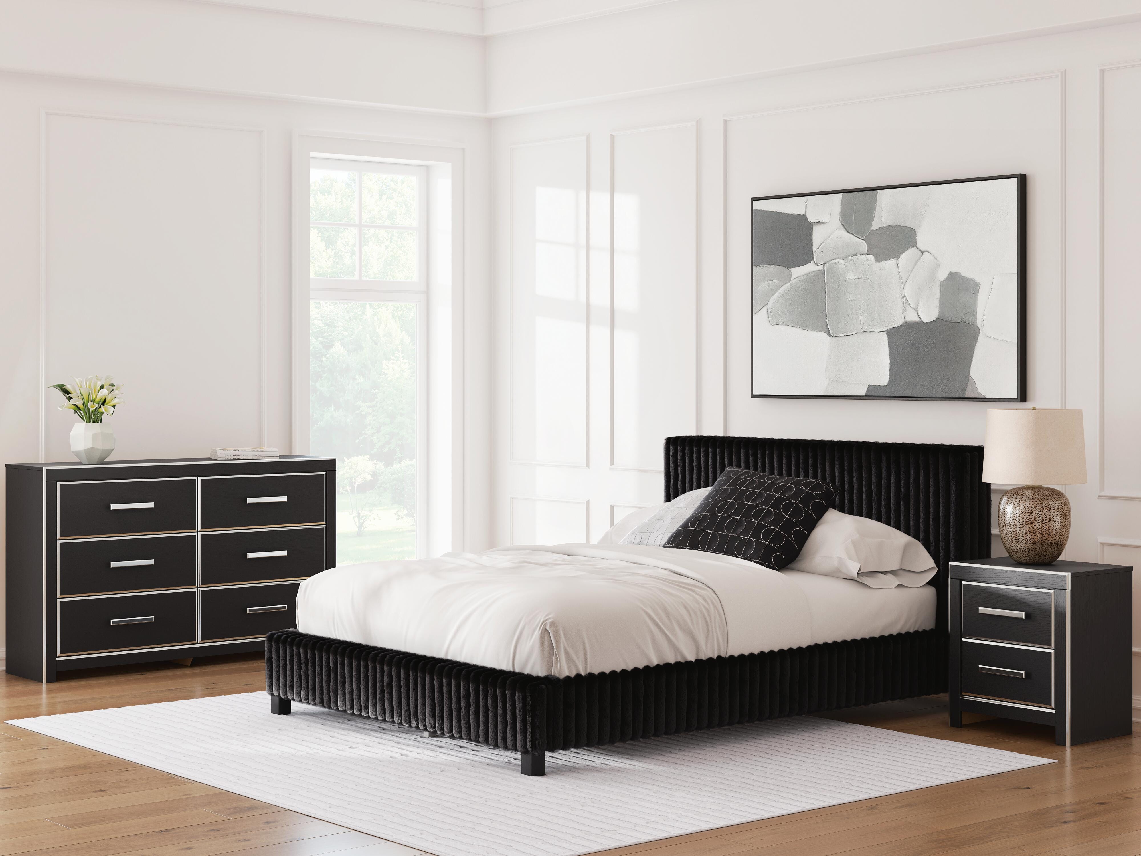 J&M Furniture - Ashley Furniture - Zuraleus Queen Upholstered Bed, Dresser and Nightstand - Queen Upholstered Bed, Dresser and Nightstand - PCB3380B15