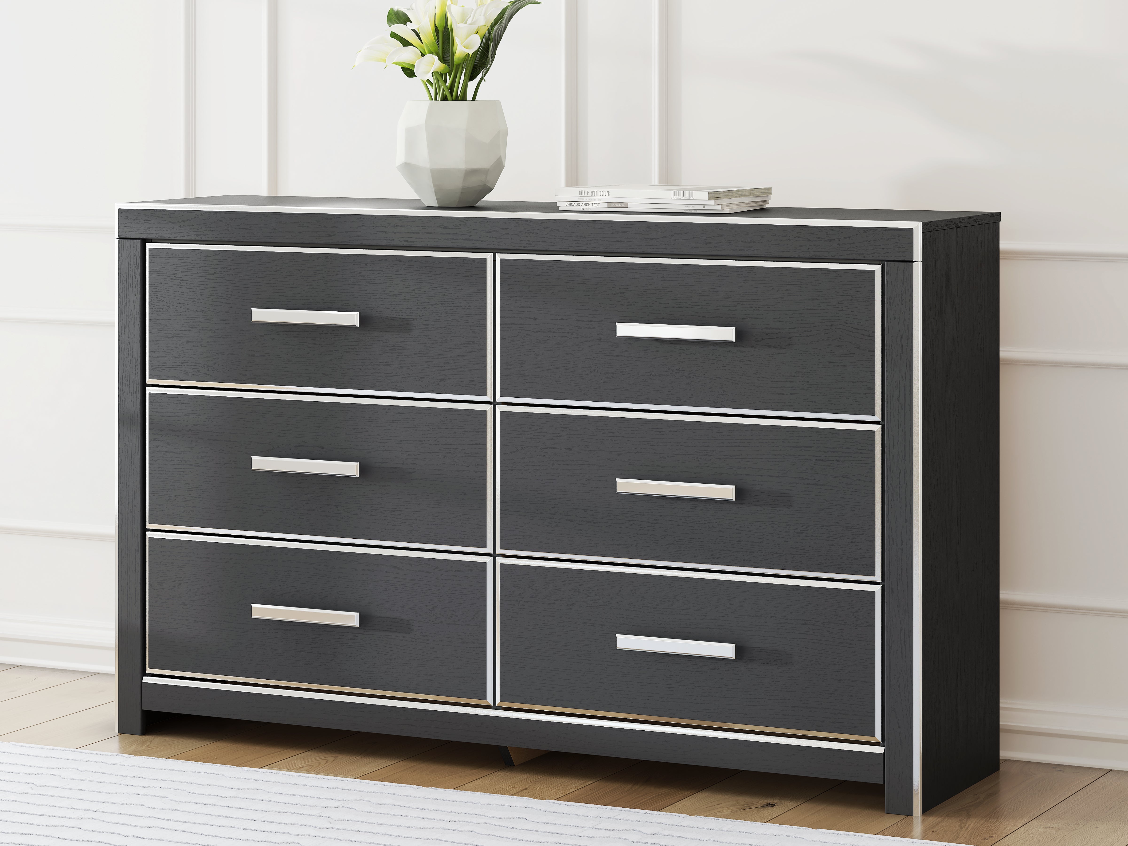 J&M Furniture - Ashley Furniture - Zuraleus Dresser - Six Drawer Dresser / Black - PCB3380-31