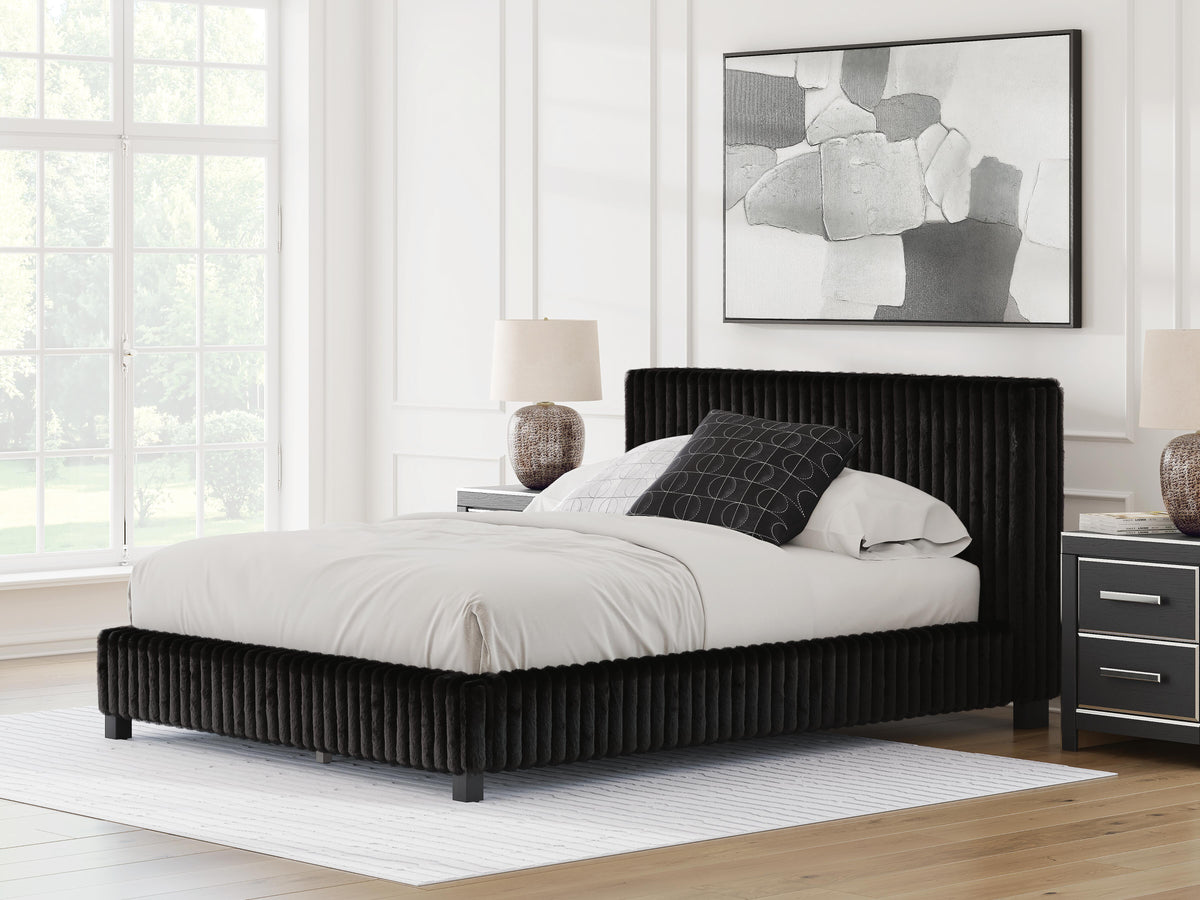 J&M Furniture - Ashley Furniture - Zuraleus Queen Upholstered Bed - Queen Upholstered Bed - PCB3380B8
