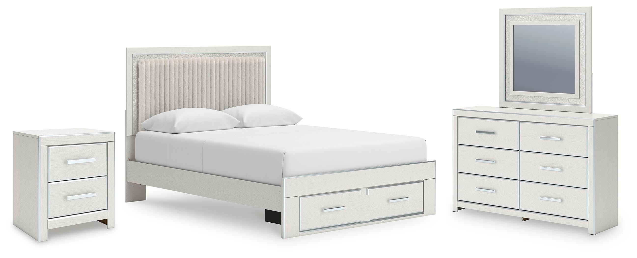 J&M Furniture - Ashley Furniture - Zuraleus Queen Storage Bed, Dresser, Mirror and Nightstand - Queen Storage Bed, Dresser, Mirror and Nightstand - PCB3381B15