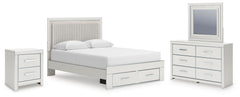 J&M Furniture - Ashley Furniture - Zuraleus Queen Storage Bed, Dresser, Mirror and Nightstand - Queen Storage Bed, Dresser, Mirror and Nightstand - PCB3381B15