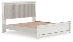 Zuraleus King Upholstered Panel Platform Bed