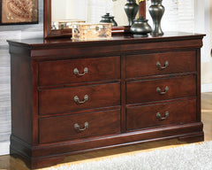 J&M Furniture - Ashley Furniture - Alisdair Dresser - Dresser / Reddish Brown - B376-31