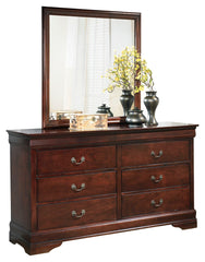 Alisdair King Sleigh Bed, Dresser, Mirror and Chest