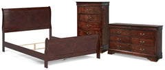 Alisdair Queen Sleigh Bed, Dresser and Chest