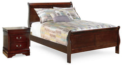 J&M Furniture - Ashley Furniture - Alisdair Full Sleigh Bed and Nightstand - Full Sleigh Bed and Nightstand - B376B16