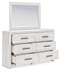 Cayboni King Panel Bed, Dresser, Mirror and Chest