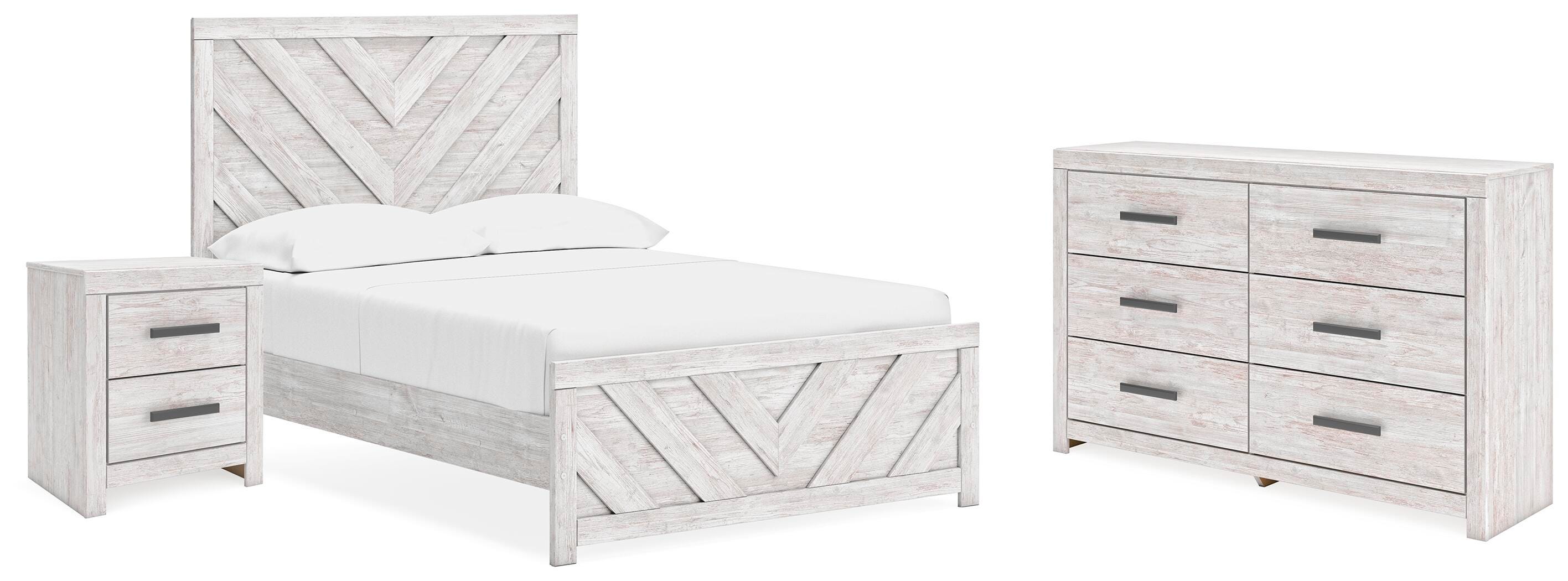 J&M Furniture - Ashley Furniture - Cayboni Full Panel Bed, Dresser and Nightstand - Full Panel Bed, Dresser and Nightstand - B3788B16