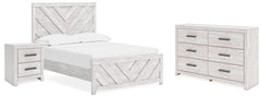 J&M Furniture - Ashley Furniture - Cayboni Full Panel Bed, Dresser and Nightstand - Full Panel Bed, Dresser and Nightstand - B3788B16