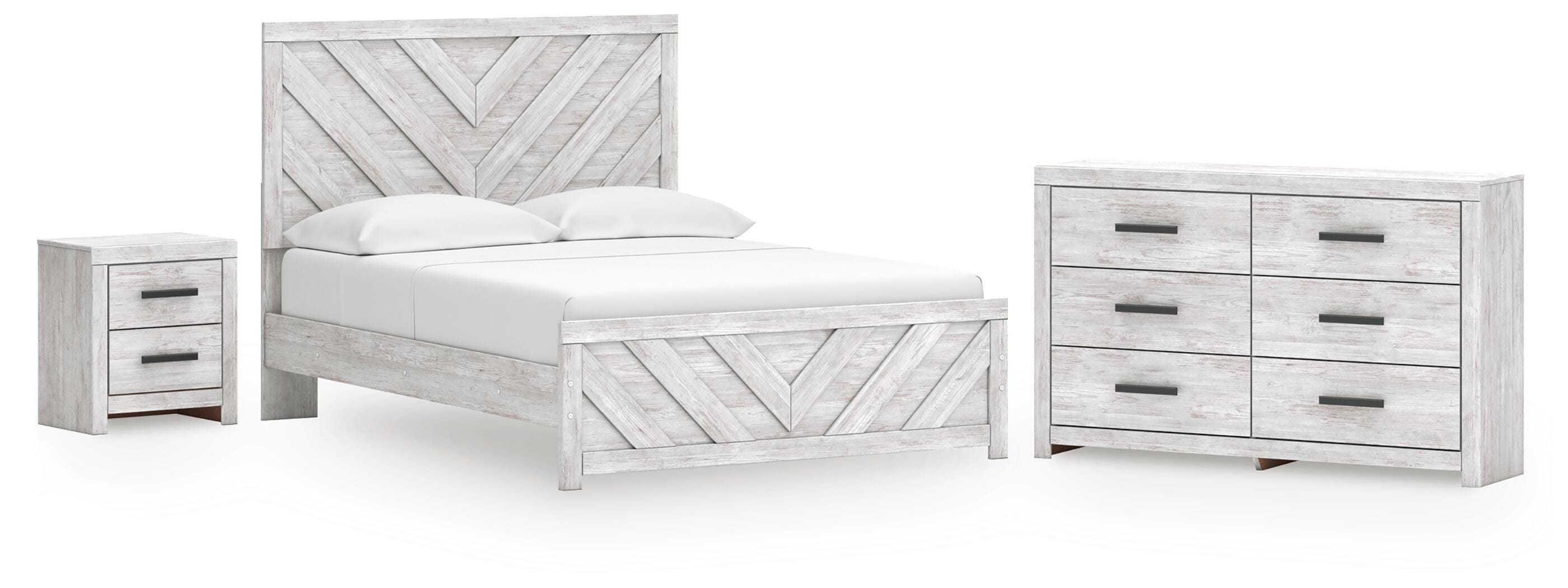J&M Furniture - Ashley Furniture - Cayboni Queen Panel Bed, Dresser and Nightstand - Queen Panel Bed, Dresser and Nightstand - B3788B9